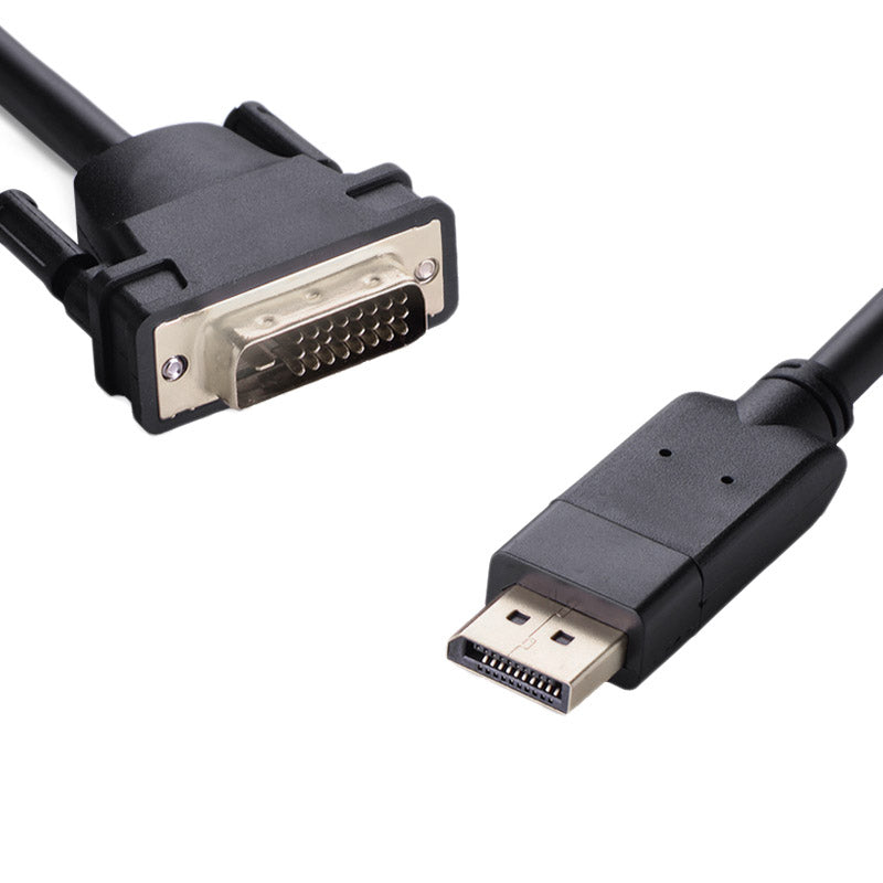 8ware DisplayPort DP to DVI-D 2m Cable Male to Male 24+1 Gold plated Supports video resolutions up to 1920x1200/1080P Full HD @60Hz 8ware DisplayPort DP to DVI-D 2m Cable Male to Male 24+1 Gold plated Supports video resolutions up to 1920x1200/1080P Full HD @60Hz